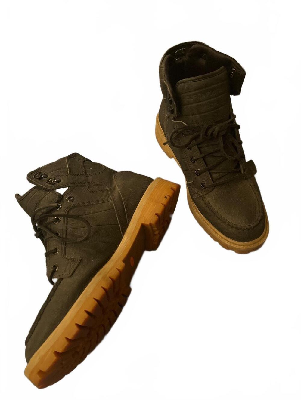 Supra Sky Boot Muska 001 Black/Gray Canvas Size 8.5 US